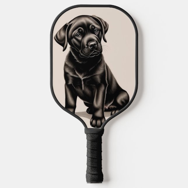 Palas De Pickleball Labrador negro (Anverso)