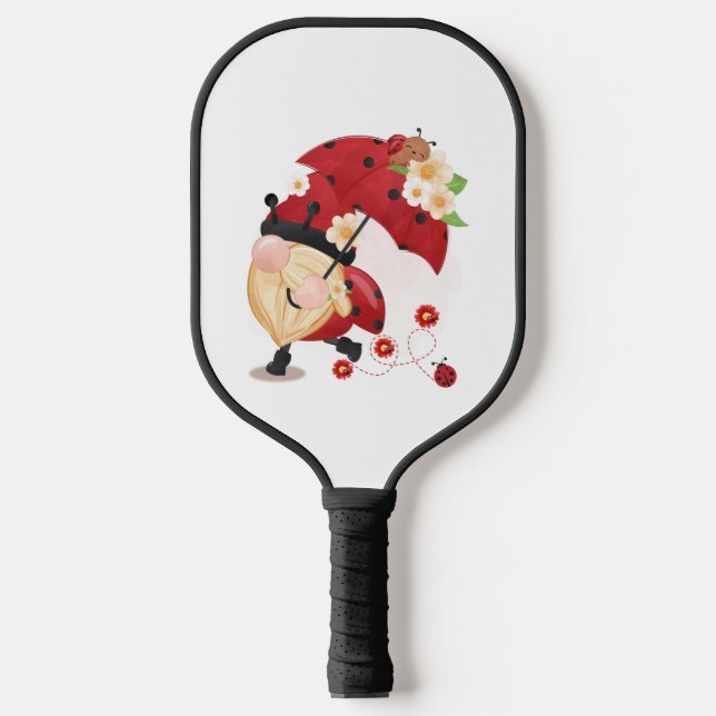 Palas De Pickleball Ladybug Gnome of Love (Anverso)