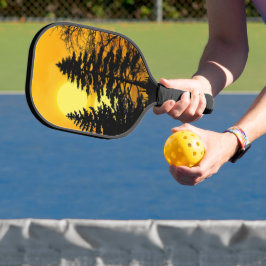 Palas De Pickleball Lago Golden Sunset Pine Trees