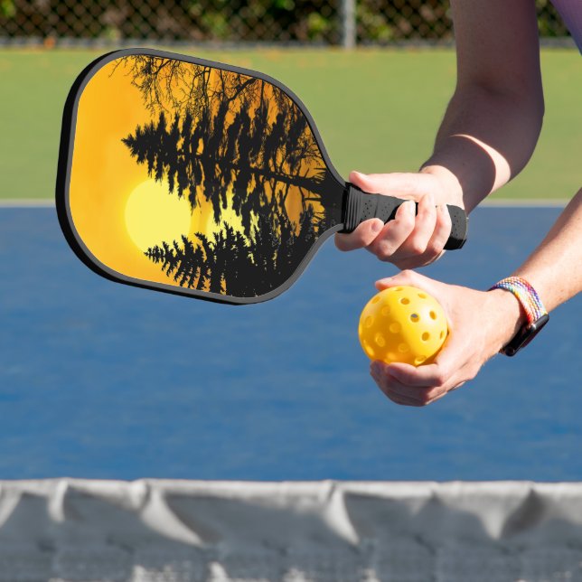Palas De Pickleball Lago Golden Sunset Pine Trees (in situ)