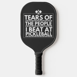 Palas De Pickleball Lágrimas De La Gente A La Que Golpeo En El Pickleb