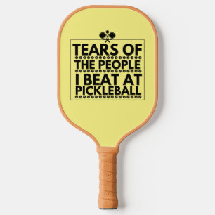 Palas De Pickleball Lágrimas De La Gente A La Que Golpeo En El Pickleb