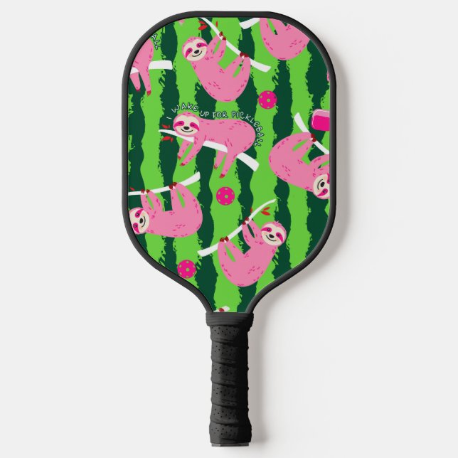 Palas De Pickleball Lágrimas de pickleball rosa 🦥 (Anverso)