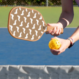 Palas De Pickleball Larga cabeza Dachshund Pickleball Tan