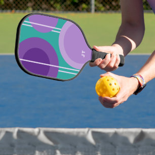 Palas De Pickleball Lavanda y dos tonos turquesa