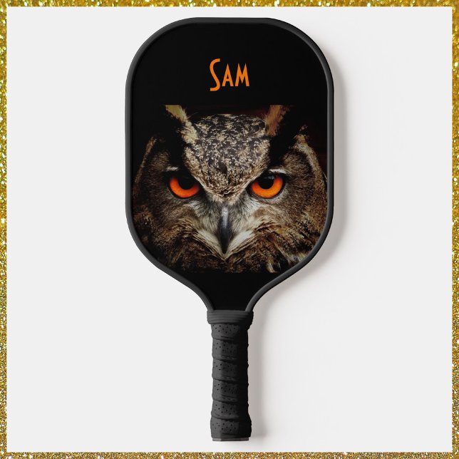 Palas De Pickleball Lechuza negra de Guay (https://www.zazzle.com/store/capricepetit)