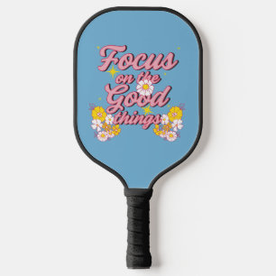 Palas De Pickleball Lema de Nature Soul   Centrarse en las cosas buena
