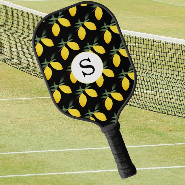 Palas De Pickleball Lemon Citrus Monograma Pickleball Paddle (Subido por el creador)