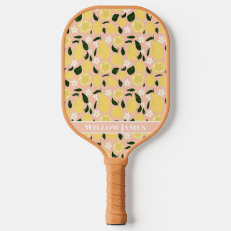 Palas De Pickleball Lemon Print Paddle de bolas precoces personalizada