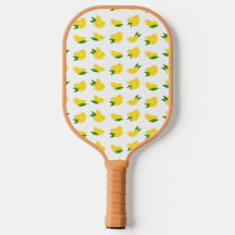 Lemon Slice Cute Citrus Ladies Pickleball Paddle