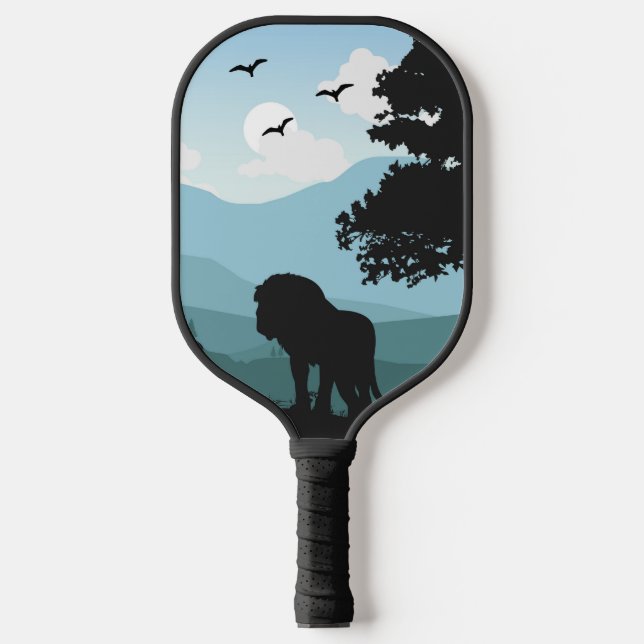 Palas de Pickleball Leon Majestuoso Rugiente (Anverso)