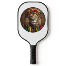 León Masculino Vestido Con Rastafario