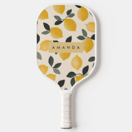 Palas De Pickleball Leones de época personalizadas con hojas verdes