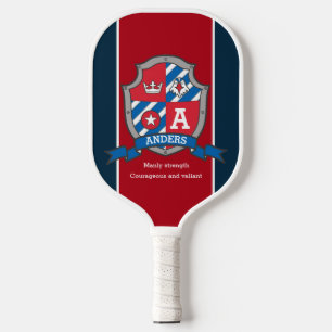 Palas De Pickleball Letra Anders Un nombre que significa escudo de cab