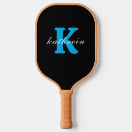 Palas De Pickleball Letra inicial K simple estilo monograma moderno