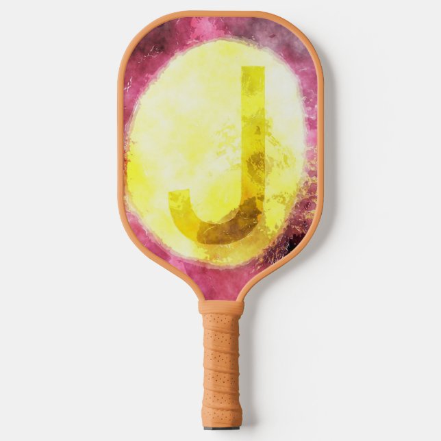 Palas De Pickleball Letra J Pickleball Paddle (Anverso)