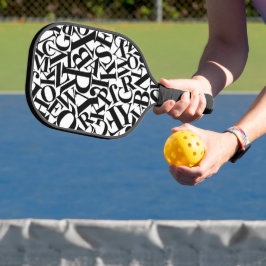 Palas De Pickleball Letras del Alfabeto