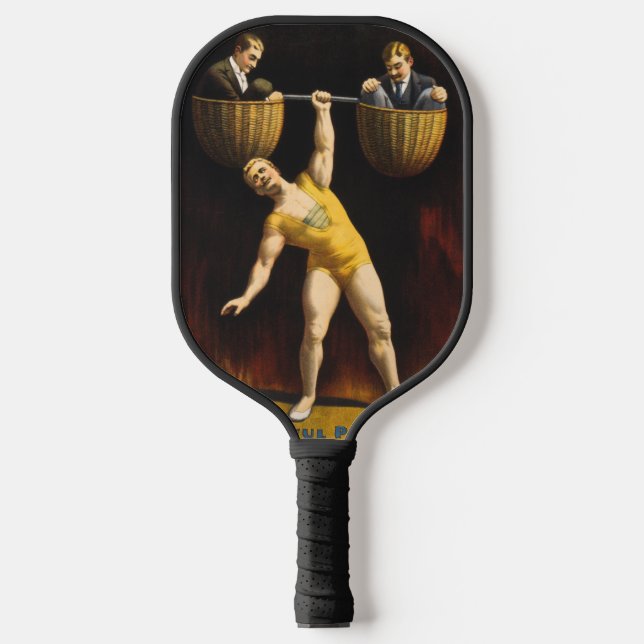 Palas De Pickleball Levantador de pesas Eugen Sandow Vaudeville (Anverso)