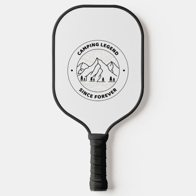 Palas De Pickleball Leyenda de camping desde siempre (Anverso)