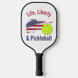 Palas De Pickleball Libertad de vida patriótica y baloncesto