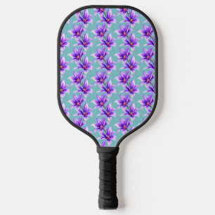 Palas De Pickleball Lilly púrpura del patrón del valle