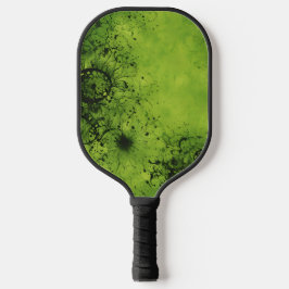 Palas De Pickleball Lima Verde Grunge con Acentos Negros