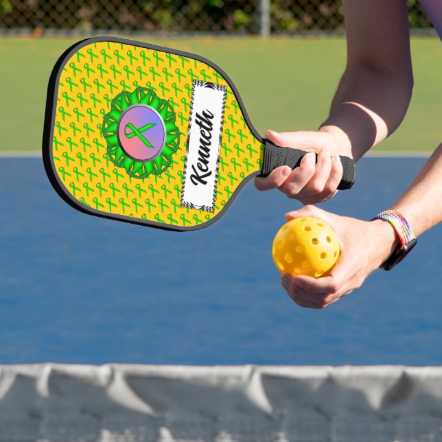 Palas De Pickleball Lime Green Standard Ribbon por Kenneth Yoncich (in situ)