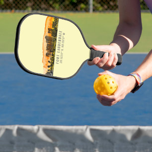 Palas De Pickleball Línea aérea y coordenadas de Fort Lauderdale