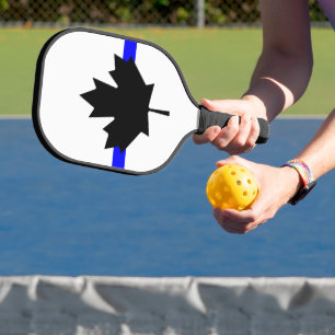 Palas De Pickleball Línea azul delgada - versión de Canadá