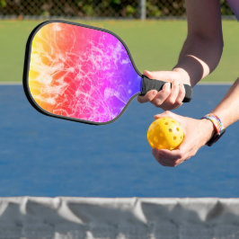 Palas De Pickleball Líneas de luz eléctrica gradiente abstracto modern