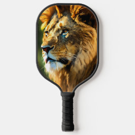 Palas De Pickleball Lion Logo Black Neoprene Cover