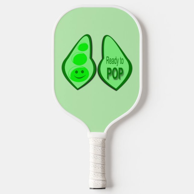 Palas De Pickleball Listo para abrir un café verde preñado (Anverso)
