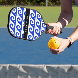 Palas De Pickleball Llave de malandrina griega, llave de ola, azul, tu