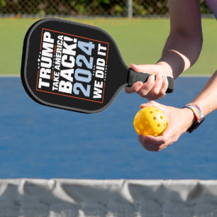 Palas De Pickleball Lo Hicimos Trump Bandera de EE. UU. Presidente 47