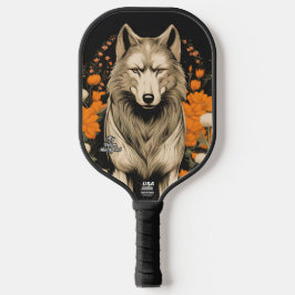 Palas De Pickleball Lobo con remo de bolas de pato personalizado