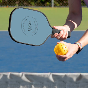 Palas De Pickleball Logo de negocios Personalizado azul promocional si