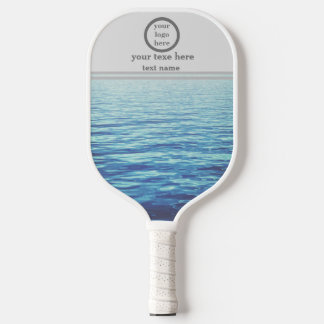 Palas De Pickleball Logo de personalizado profesional con texto
