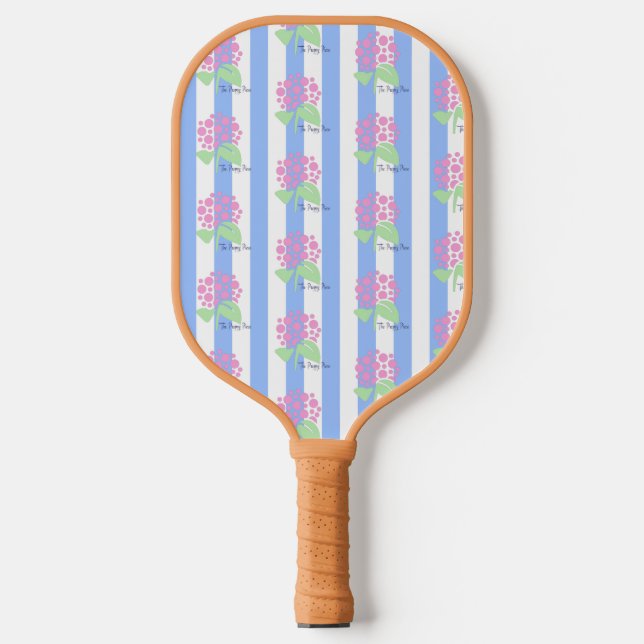 Palas De Pickleball Logo rosa de Preppy Piece (Anverso)