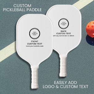 Palas De Pickleball Logotipo De Negocio De La Empresa personalizado Y