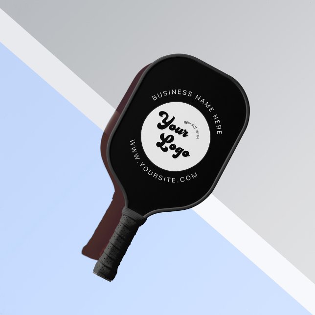 Palas De Pickleball Logotipo de Personalizado blanco y negro Mensajes  (Subido por el creador)