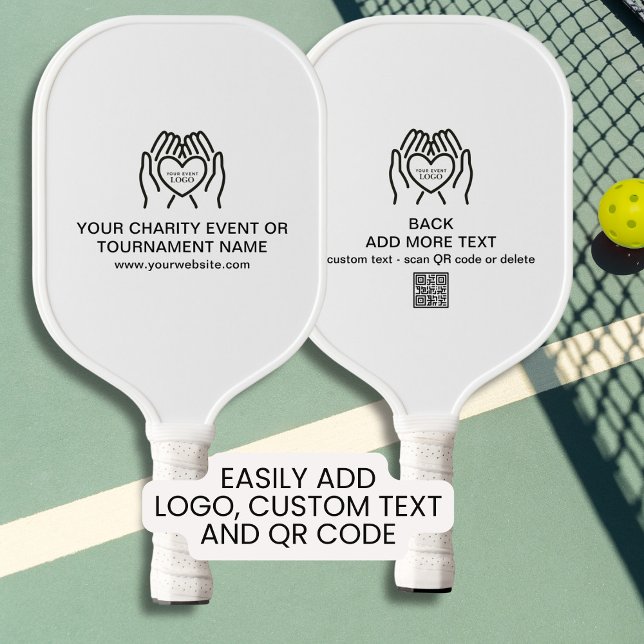 Palas De Pickleball Logotipo de recaudación de fondos personalizado, c (Subido por el creador)