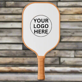 Palas De Pickleball Logotipo Empresarial Personalizado l Negro y Blanc