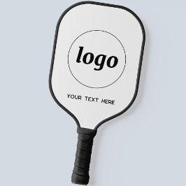 Palas De Pickleball Logotipo simple y negocio de texto