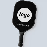 Palas De Pickleball Logotipo simple y negocio de texto negro<br><div class="desc">Sencillo logotipo y texto personalizado para su empresa. Reemplace el logotipo y el texto por el propio personalizar. Utilícelos usted mismo,  dáselos a sus empleados y compañeros de trabajo,  venderlos a clientes y clientes o regalarlos como material promocional para inspirar la lealtad del cliente.</div>