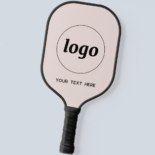 Palas De Pickleball Logotipo simple y Rubor comercial rosa