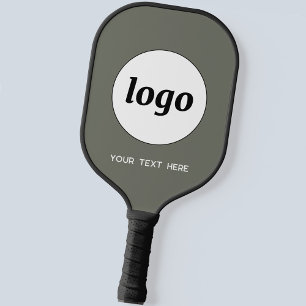 Palas De Pickleball Logotipo simple y verde del sabio comercial del te