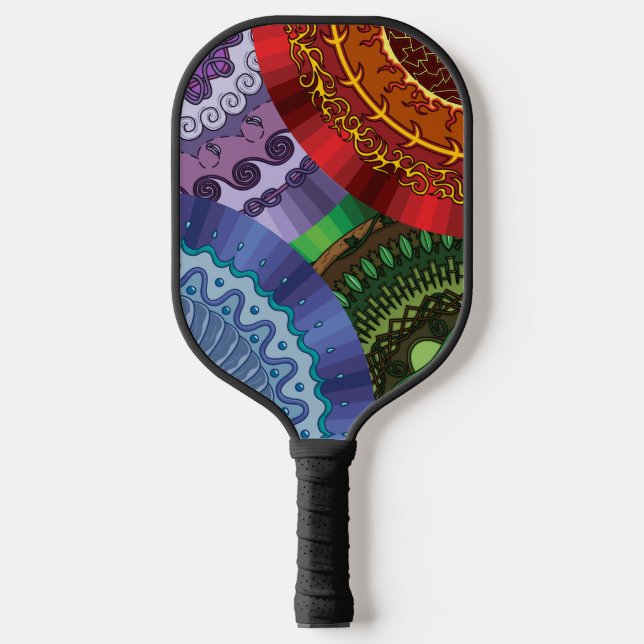 Palas De Pickleball Los Elementos Mandalas (Anverso)