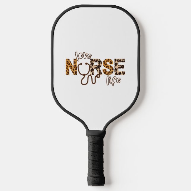 Palas De Pickleball Love Nurse Life Cheetah 3 (Anverso)