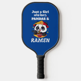 Palas De Pickleball Love Pandas and Ramen (texto blanco)