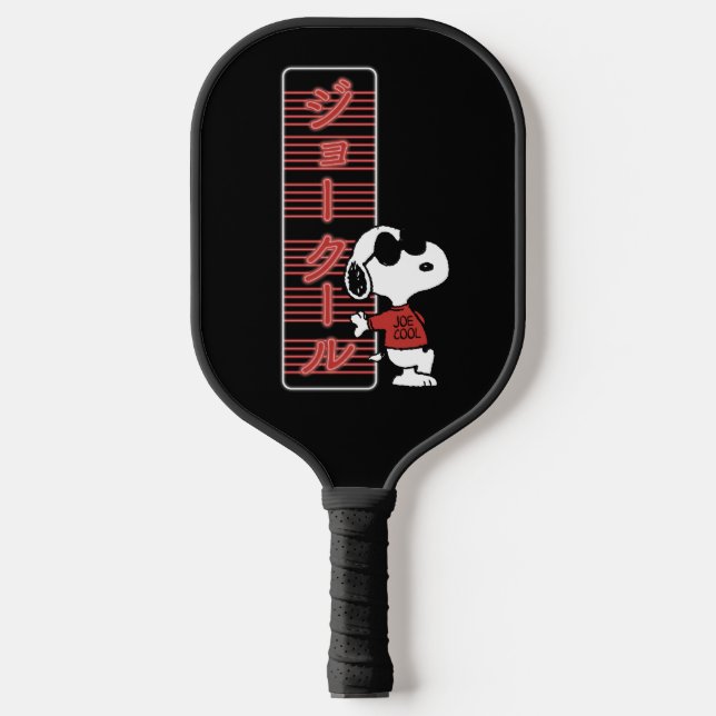 Palas De Pickleball Luces Neon Japonesas de Joe Guay (Anverso)
